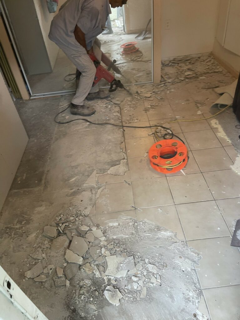 tile demolition